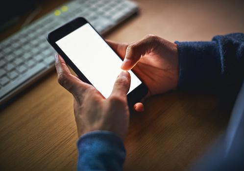 Person with phone