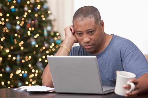 man at computer