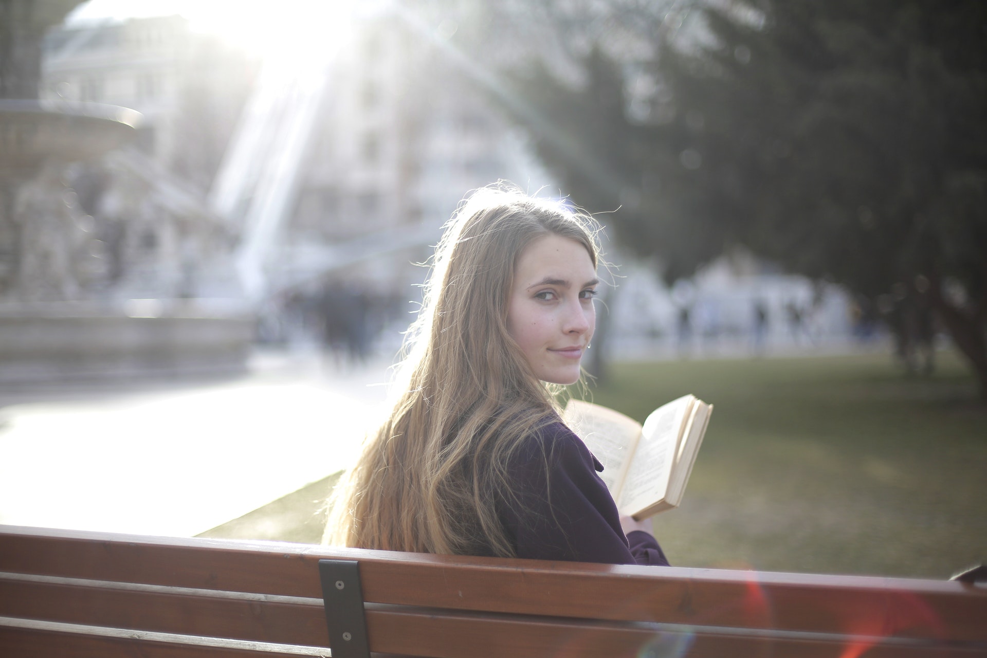 woman reading